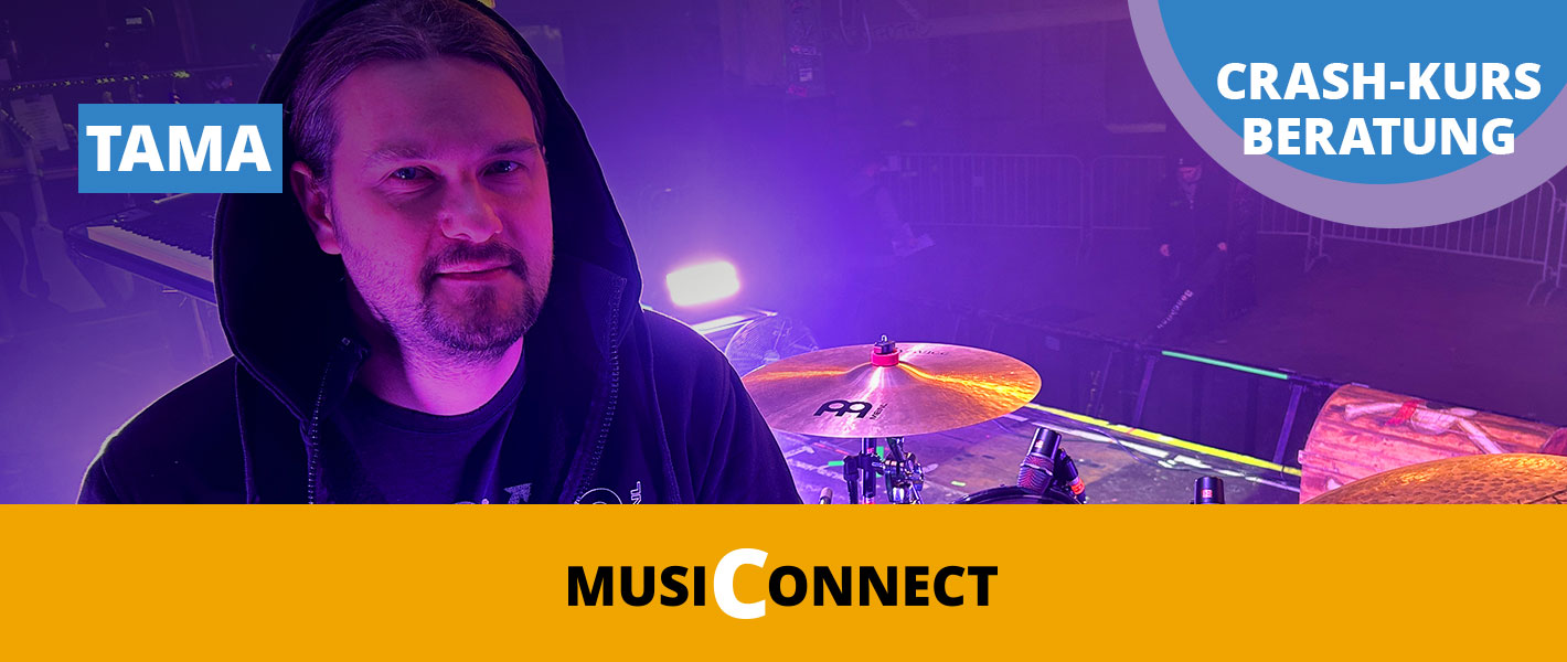 Tama Crash-Kurs Expertenberatung bei der MusiConnect 2024 im Musikhaus Kirstein