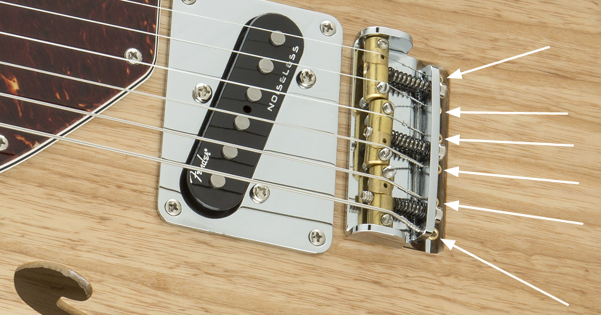 Top Load bei einem Fender-Telecaster-Modell