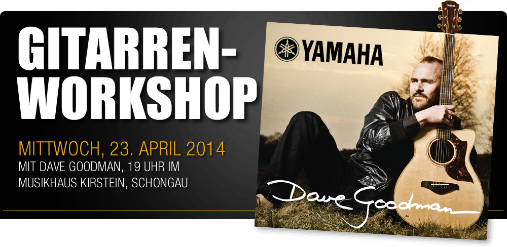 Yamaha Gitarren Workshop mit Dave Goodman